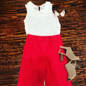 White polka dot tank